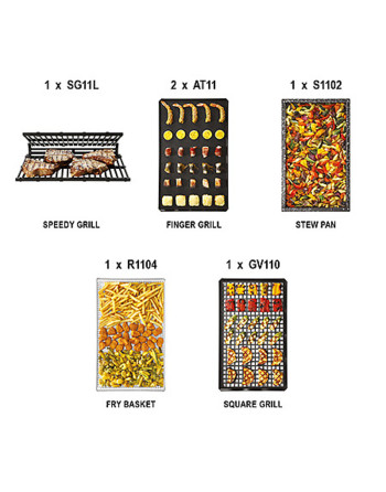 SET RESTAURANT - 1 X SG11L + 2 X AT11 + 1 X S1102 + 1 X R1104 + 1 X GV110