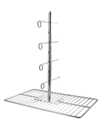 LAMB SPIT. ROŻEN DO JAGNIĘCINY I PROSIĄTKA. MAKSYMALNA WAGA 12 KG. – STAL NIERDZEWNA – 1/1 GN – WYSOKOŚĆ 550 MM
