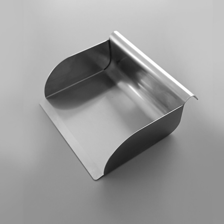 Food scoop in stainless steel