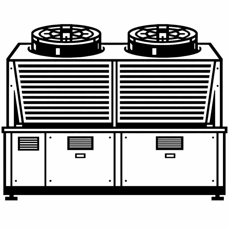 VERKAPSELTER UND SCHALLGEDÄMPFTER MOTOR FÜR GC401-LUFTKÜHLER – R452A – 380–420 V / 3 Ph + N / 50 Hz –  Einsatzbereich