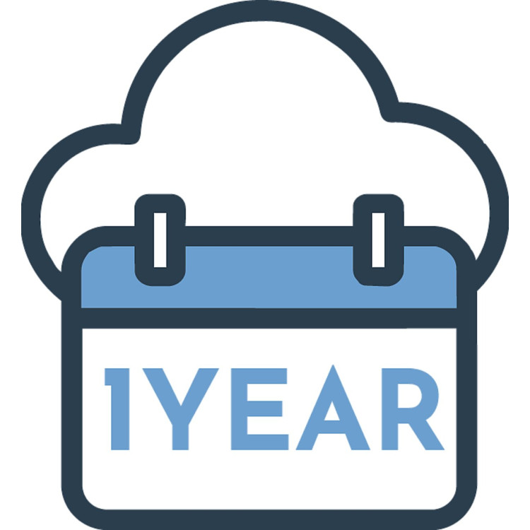 Abonnementgebühr für das Cloud-System (1 Jahr)