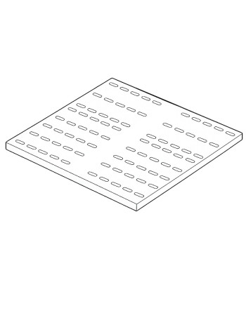 RIPIANO FORATO 600 x 720  in acciaio INOX