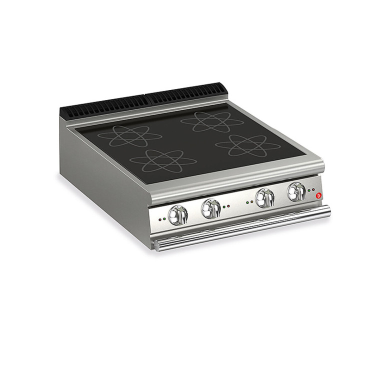ELECTRIC COOKER 4 INDUCTION ZONES TOP VERSION