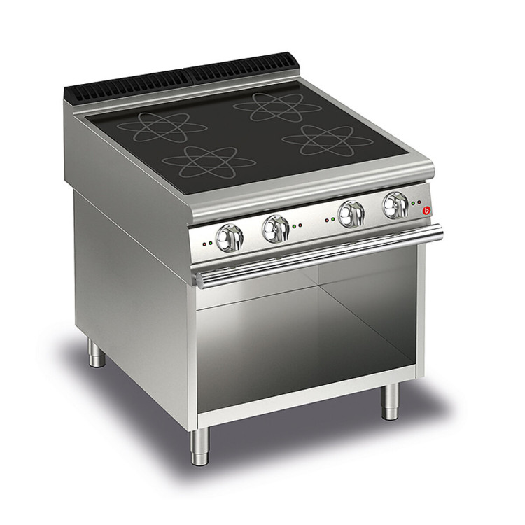 4-ZONE INDUCTION FULL SURFACE - ON OPEN CABINET