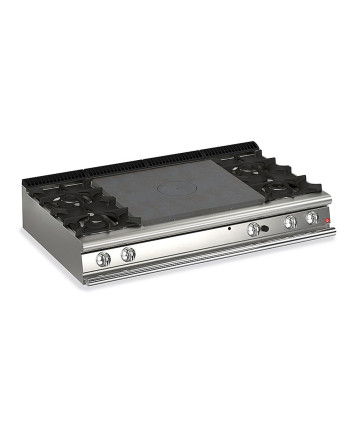 GAS SOLID TOP WITH 4 BURNERS SX/DX - TOP VERSION