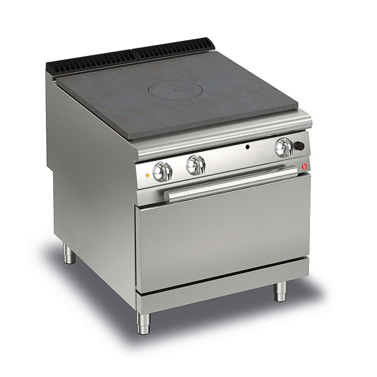 GAS SOLID TOP ON ELECTRIC OVEN