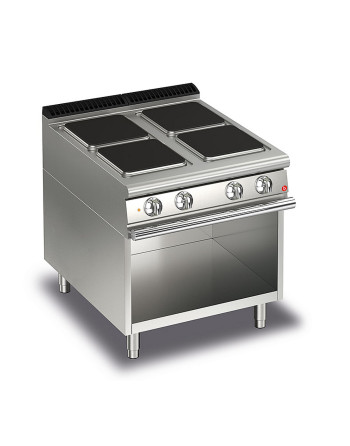 CUCINA 4 PIASTRE QUADRE QUADRE ELETTRICHE SU VANO A GIORNO