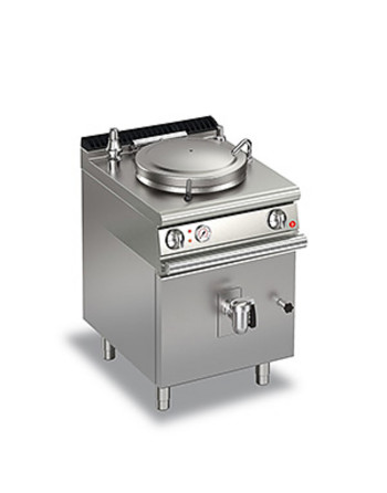 PENTOLA ELETTRICA RISCALDAMENTO INDIRETTO - 50 LT - CON VALVOLA DI SCARICO AUTOMATICO CONDENSA INTERCAPEDINE