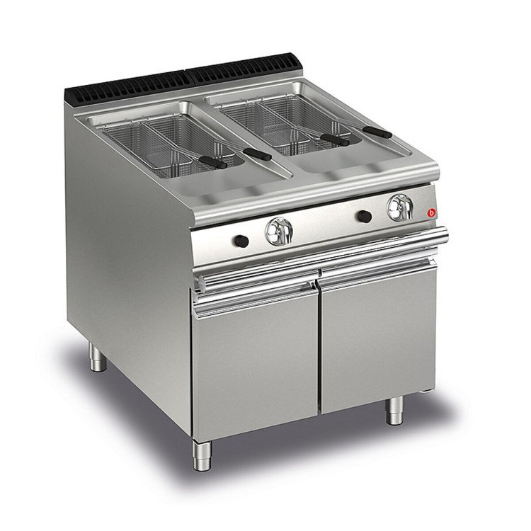 GAS FRYER 2 TANKS 15+15 LITRES