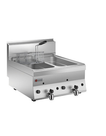 GASFRITTEUSE 2 BECKEN 8+8 L
