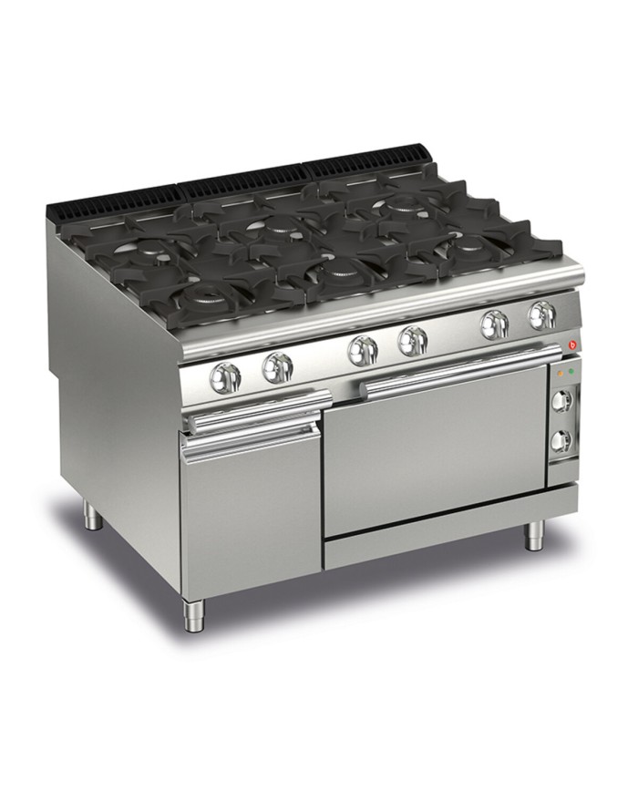 6-BURNER GAS COOKER WITH...