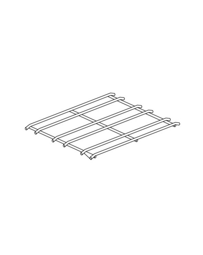 Stainless rod bi-fire grate