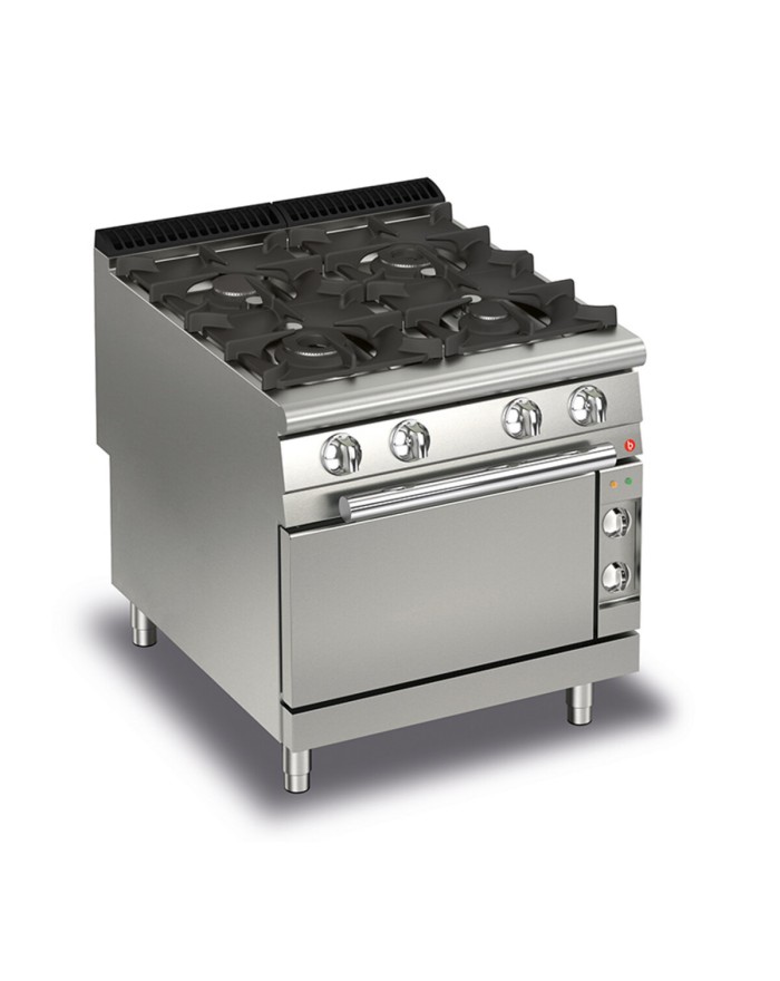 4-BURNER GAS COOKER ON...