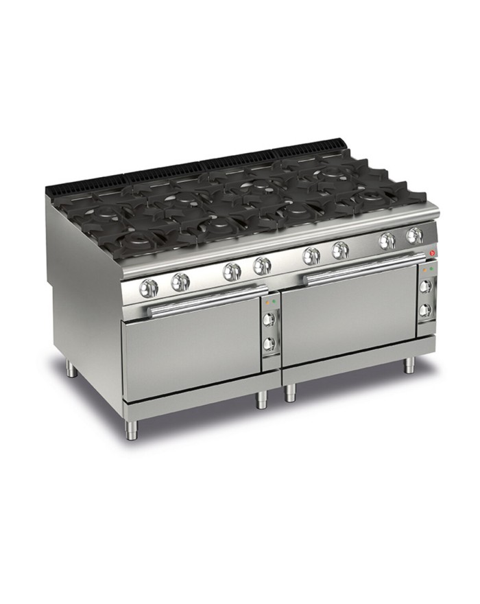 8-BURNER GAS COOKER ON 2...