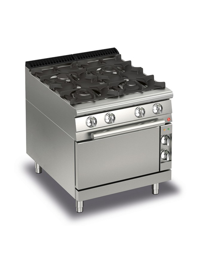 4-BURNER GAS COOKER ON GAS...