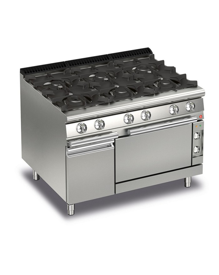 6-BURNER GAS COOKER WITH...