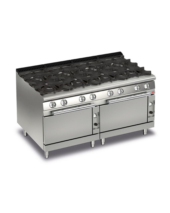 8-BURNER GAS COOKER ON 2...