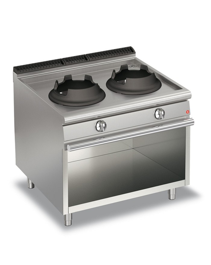 WOK 2 BRÛLEURS GAZ 10KW SUR...