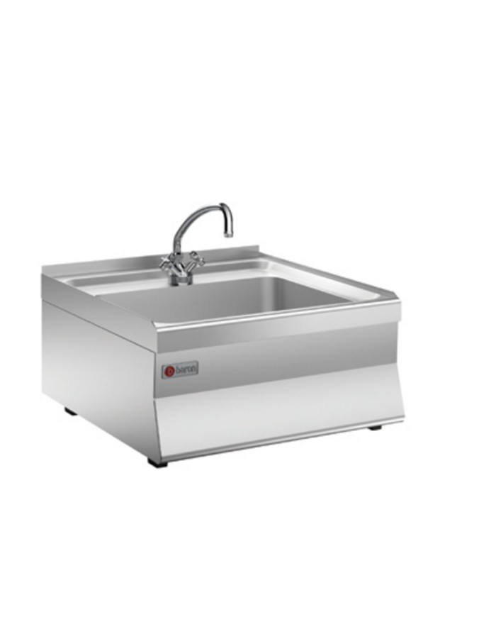 SPÜLBECKEN MIT MISCHBATTERIE