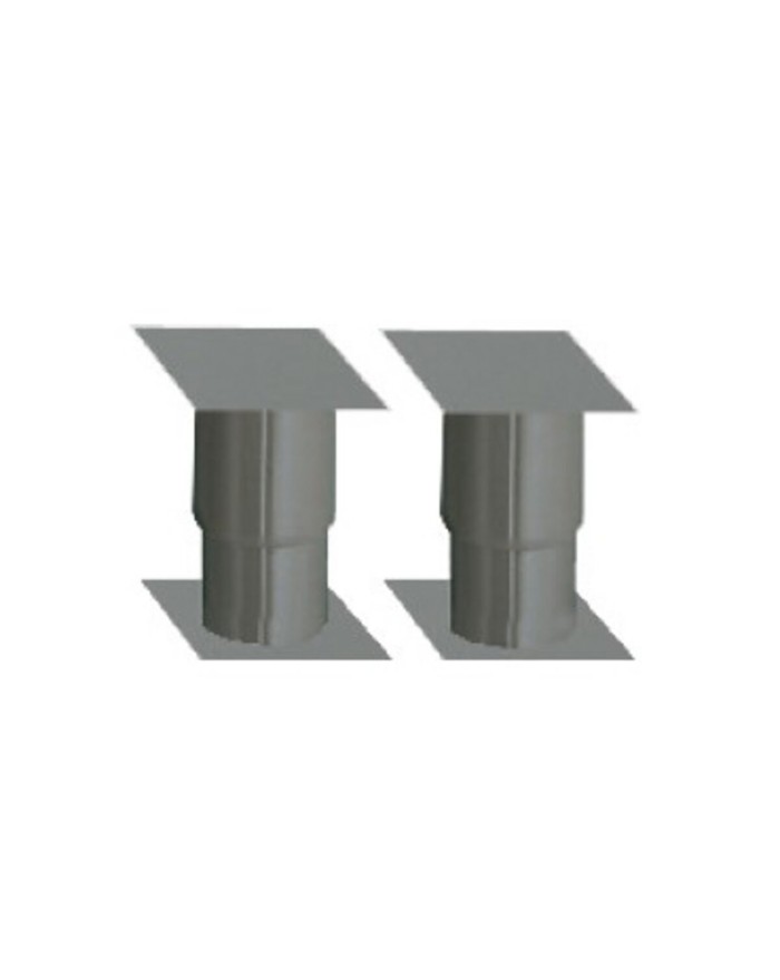 N. 2 CNS FÜSSE MIT FLANSCH...