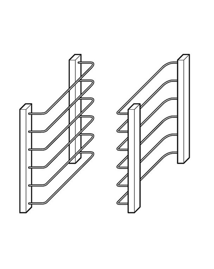 PAIR OF GN 2/1 GRID HOLDERS