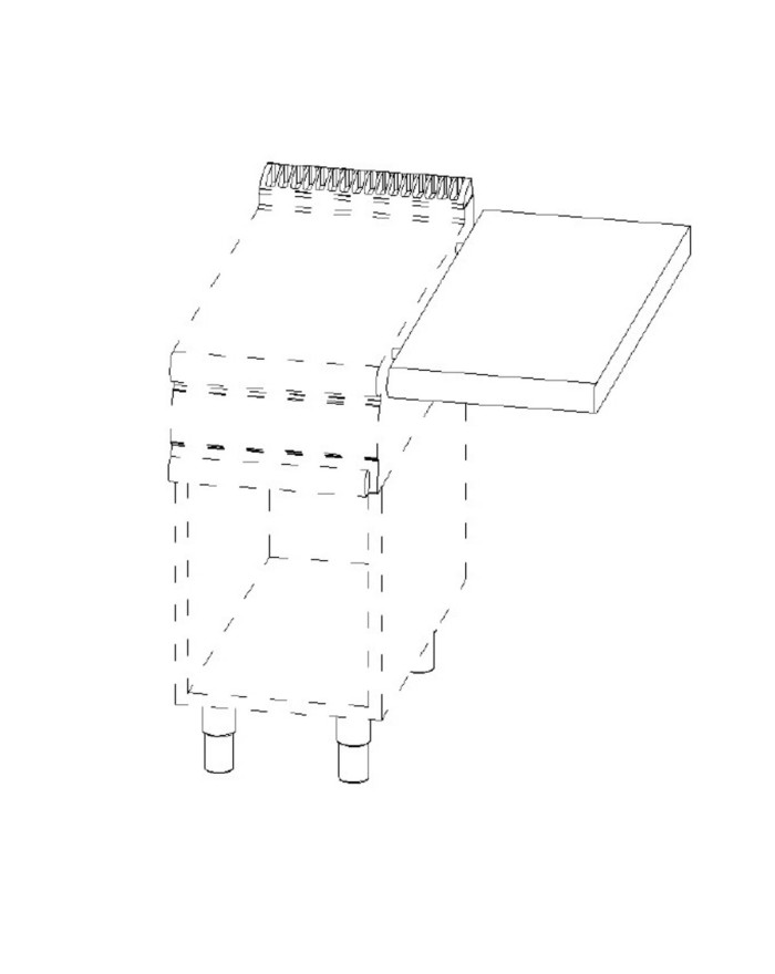 TABLE D'APPOINT FIXE DROITE