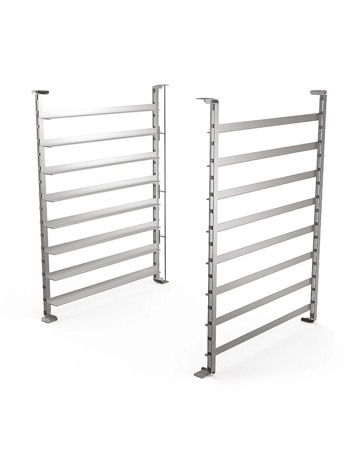 PAIR OF SHELF RACKS - GN -...