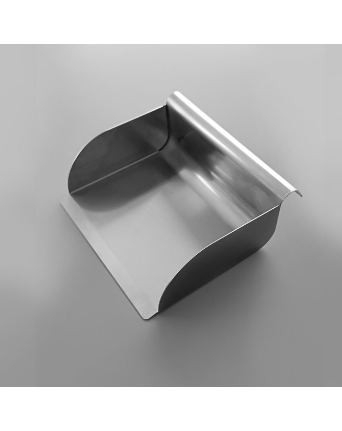 Food scoop in stainless steel
