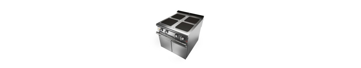 ELECTRIC COOKERS WITH CAST IRON PLATE